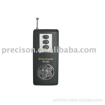 PS-393 promotional radio with car sign, speaker and light